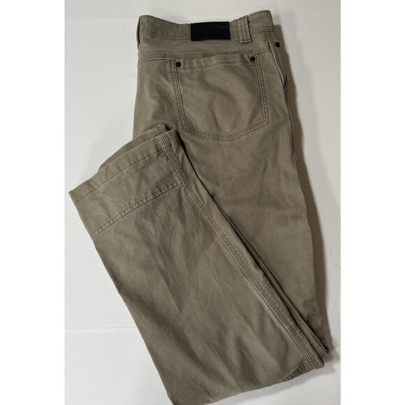 Wrangler Men’s khaki Double Knee Work‎ Pants 42x32 - Picture 7 of 8